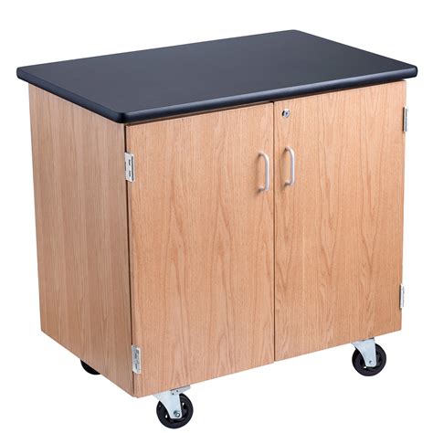 mobile storage cabinet with lock